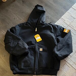 NWT Men’s Carhartt Black J140 OJO149-M Size Large Jacket